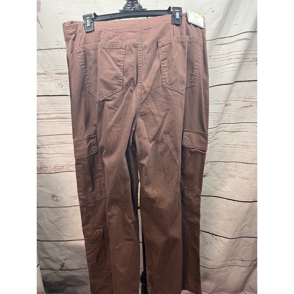 Tinseltown juniors Brown Cargo Pants Wide Leg Utility Trousers Size 13 NWT - Picture 5 of 5